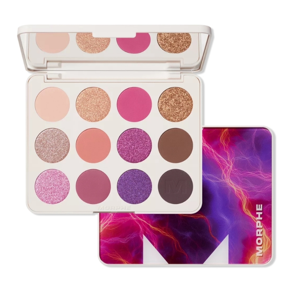 Morphe ChromaPlus 12-Pan Eyeshadow Palette 🎨 (Electric Currant) ✨🆕